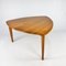 French Triangle Shaped Dining Table in Oak, 1960s, Image 1