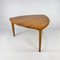 French Triangle Shaped Dining Table in Oak, 1960s, Image 5