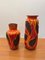 Fat Lava Vases from Scheurich, 1970s, Set of 2 3