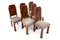 Art Deco Dining Table and Chairs, Poland, 1940s, Set of 7, Image 20