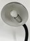 Lampe de Bureau Vintage avec Paravent en Métal Peint en Noir, Allemagne, 1960s 4