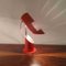 Vintage Red Table Lamp, Image 4