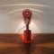Lámpara de mesa vintage roja, Imagen 5