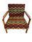 Mid-Century Armchair in Woven Mind the Gap Upholstery by Zenon Bączyk, Europe, 1960s 13