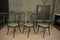 Sillas de restaurante de haya lacada en negro de Henri Julien para Baumann, años 70. Juego de 8, Imagen 3