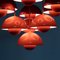 Flower Pot Chandelier for Le Salon Rouge from Verner Panton for Louis Poulsen, Denmark, 1968 3