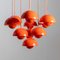 Flower Pot Chandelier for Le Salon Rouge from Verner Panton for Louis Poulsen, Denmark, 1968, Image 6