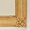 Espejo Louis Philippe antiguo pequeño, Espejo dorado, Espejo antiguo en hoja de oro, Racimos de uvas, Siglo Xix. , 1870, Imagen 6