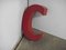 Letter C in Red Plastic, 1970s 4