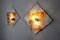 Apliques de cristal soplado de Murano naranja de Mazzega, Italia, años 60. Juego de 2, Imagen 2