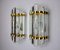 Cut Glass Sconces from Venini, Murano, Italy, 1970s, Set of 2 3
