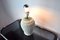 Weiße Hollywood Regency Bambus Lampe aus Keramik, Italien, 1970er 6