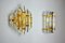 Sconces in Murano Cut Glass from Venini, Italy, 1970s, Set of 2 3