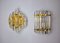 Sconces in Murano Cut Glass from Venini, Italy, 1970s, Set of 2 1