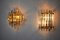 Sconces in Murano Cut Glass from Venini, Italy, 1970s, Set of 2, Image 2