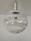 Italian Suspension Lamp in Transparent Murano Glass by Carlo Scarpa, 1950s 1