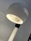 Lámpara de mesa italiana era espacial de pintura blanca, años 70, Imagen 4