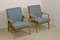 Vintage Armchairs in Beech, 1950, Set of 2 8