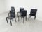 Leather Dining Chairs by Cattelan, 1980s, Set of 6 1
