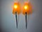 Medusa Sconces attributed to Pete Sans for Taller Uno, Spain, 199s0, Set of 2 4