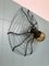 Spider Wandlampe aus Eisen & Braunglas, 1970er 9