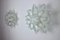 Murano Star Sconces in Frosted Glass, Italy, 1970s, Set of 2 3