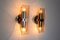 Veca Sconces in Pink Murano Glass, Italy, 1970s, Set of 2 6