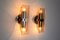Veca Sconces in Pink Murano Glass, Italy, 1970s, Set of 2, Image 6