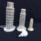 Lamps Tower of Pisa in Resin, Italy, 1970s, Set of 3 6
