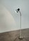 Lámpara de pie italiana de aluminio latón de Stilux Milano, años 50, Imagen 4