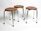 Mid-Century SE 38 Stools in Teak by Egon Eiermann for Wilde + Spieth, Set of 3 17