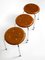 Mid-Century SE 38 Stools in Teak by Egon Eiermann for Wilde + Spieth, Set of 3 3