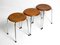 Mid-Century SE 38 Stools in Teak by Egon Eiermann for Wilde + Spieth, Set of 3 16