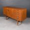 Mid-Century Danish Sideboard in Teak Wood and Brass Details, 1950s 5