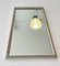 Small Vintage Wall Mirror in Decorative White Frame 5