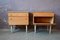 Vintage Scandinavian Nightstands, 1960s, Set of 2 3