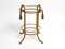 Mid-Century Italian Regency Gilded Iron Side Table by Li Puma Firenze, 1960s 1