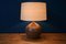 Lámpara de mesa bohemia grande de gres de pirita, años 60, Imagen 2