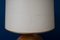 Lámpara de mesa bohemia grande de gres de pirita, años 60, Imagen 11