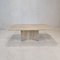 Table Basse en Travertin, Italie, 1980s 1