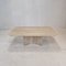 Table Basse en Travertin, Italie, 1980s 2