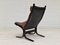 Norwegian Siesta Lounge Chair in Leather & Bentwood by Ingmar Relling for Westnofa, 1960s, Image 3