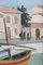 Yves Brayer, Il porto di Grau du Roi, anni '50, olio su tela, con cornice, Immagine 8