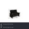 Ergoline Plus Two-Seater Sofa in Black Leather by Willi Schillig 2