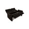Ergoline Plus Zwei-Sitzer Sofa aus schwarzem Leder von Willi Schillig 3