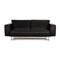 250 Three-Seater Sofa in Dark Blue Leather by Rolf Benz 1