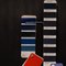 Sofá 250 de tres plazas de cuero azul oscuro de Rolf Benz, Imagen 6