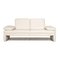 Brooklyn Zwei-Sitzer Sofa aus cremefarbenem Leder von Willi Schillig 1