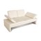 Brooklyn Zwei-Sitzer Sofa aus cremefarbenem Leder von Willi Schillig 3