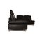 Loop Corner Sofa in Black Leather by Willi Schillig 7